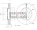 Brzdový kotouč MAXGEAR 19-2332