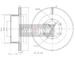 Brzdový kotouč MAXGEAR 19-2408