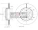 Brzdový kotouč MAXGEAR 19-3235