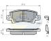 Sada brzdových platničiek kotúčovej brzdy COMLINE CBP3942