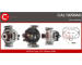 Rotor alternátora CASCO CRO10134AS