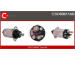 Olejový chladič, motorový olej CASCO COC61003AS