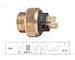 Teplotní spínač, větrák chladiče EPS 1.850.017
