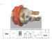 Teplotní spínač, větrák chladiče KW 550 042