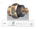 Teplotní spínač, větrák chladiče KW 550 606