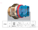 Teplotní spínač, větrák chladiče KW 550 631