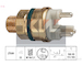 Teplotní spínač, větrák chladiče KW 550 636