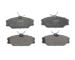 Sada brzdových destiček, kotoučová brzda ABE C1R023ABE