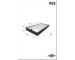 Filtr, vzduch v interiéru MISFAT HB515