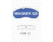 Sada brzdových destiček, kotoučová brzda WAGNER 2912504950