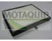 Filtr, vzduch v interiéru MOTAQUIP VCF360