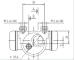Válec kolové brzdy MOTAQUIP VWC424