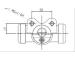 Válec kolové brzdy MOTAQUIP VWC706