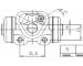 Válec kolové brzdy MOTAQUIP VWC791