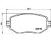 Sada brzdových destiček, kotoučová brzda HELLA PAGID 8DB 355 025-851