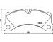 Sada brzdových destiček, kotoučová brzda HELLA PAGID 8DB 355 040-201
