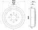 Brzdový buben HELLA PAGID 8DT 355 300-571