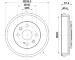 Brzdový buben HELLA PAGID 8DT 355 302-491