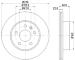 Brzdový kotouč HELLA PAGID 8DD 355 104-521