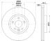 Brzdový kotouč HELLA PAGID 8DD 355 116-221