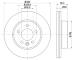 Brzdový kotouč HELLA PAGID 8DD 355 125-561