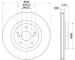 Brzdový kotouč HELLA PAGID 8DD 355 135-241