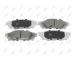 Sada brzdových destiček, kotoučová brzda ABAKUS 231-02-195