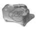 Olejový chladič, motorový olej Metalcaucho 39185