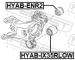 Pouzdro loziska, pricne zavesne rameno FEBEST HYAB-IX35RLOW
