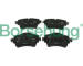 Sada brzdových destiček, kotoučová brzda Borsehung B13047