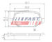 Sada brzdových destiček, kotoučová brzda FAST FT29104