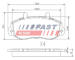 Sada brzdových destiček, kotoučová brzda FAST FT29539