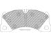 Sada brzdových destiček, kotoučová brzda FERODO RACING FCP4064H