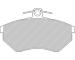 Sada brzdových destiček, kotoučová brzda FERODO RACING FCP775R