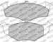 Sada brzdových destiček, kotoučová brzda FERODO RACING FDS1101