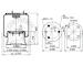 Mech, pneumaticke odpruzeni CONTITECH AIR SPRING 811 MB