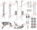 Sada príslużenstva brzdovej čeľuste QUICK BRAKE 105-0003S