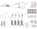 Sada prislusenstvi, brzdove celisti QUICK BRAKE 105-0697