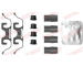 Sada prislusenstvi, oblozeni kotoucove brzdy QUICK BRAKE 109-0085