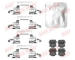 Sada prislusenstvi, oblozeni kotoucove brzdy QUICK BRAKE 109-0129
