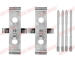 Sada prislusenstvi, oblozeni kotoucove brzdy QUICK BRAKE 109-0136