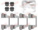 Sada prislusenstvi, oblozeni kotoucove brzdy QUICK BRAKE 109-0150