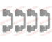 Sada prislusenstvi, oblozeni kotoucove brzdy QUICK BRAKE 109-0154