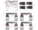 Sada prislusenstvi, oblozeni kotoucove brzdy QUICK BRAKE 109-0157