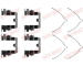 Sada prislusenstvi, oblozeni kotoucove brzdy QUICK BRAKE 109-1095