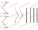 Sada prislusenstvi, oblozeni kotoucove brzdy QUICK BRAKE 109-1124