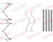 Sada prislusenstvi, oblozeni kotoucove brzdy QUICK BRAKE 109-1209