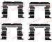 Sada prislusenstvi, oblozeni kotoucove brzdy QUICK BRAKE 109-1632