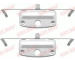 Sada prislusenstvi, oblozeni kotoucove brzdy QUICK BRAKE 109-1644