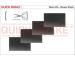 Protihluková folie, brzdové oblożení (posunovací deska) QUICK BRAKE W1299